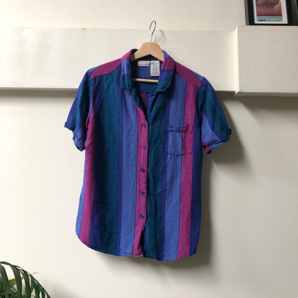 Vintage button down short sleeve - L